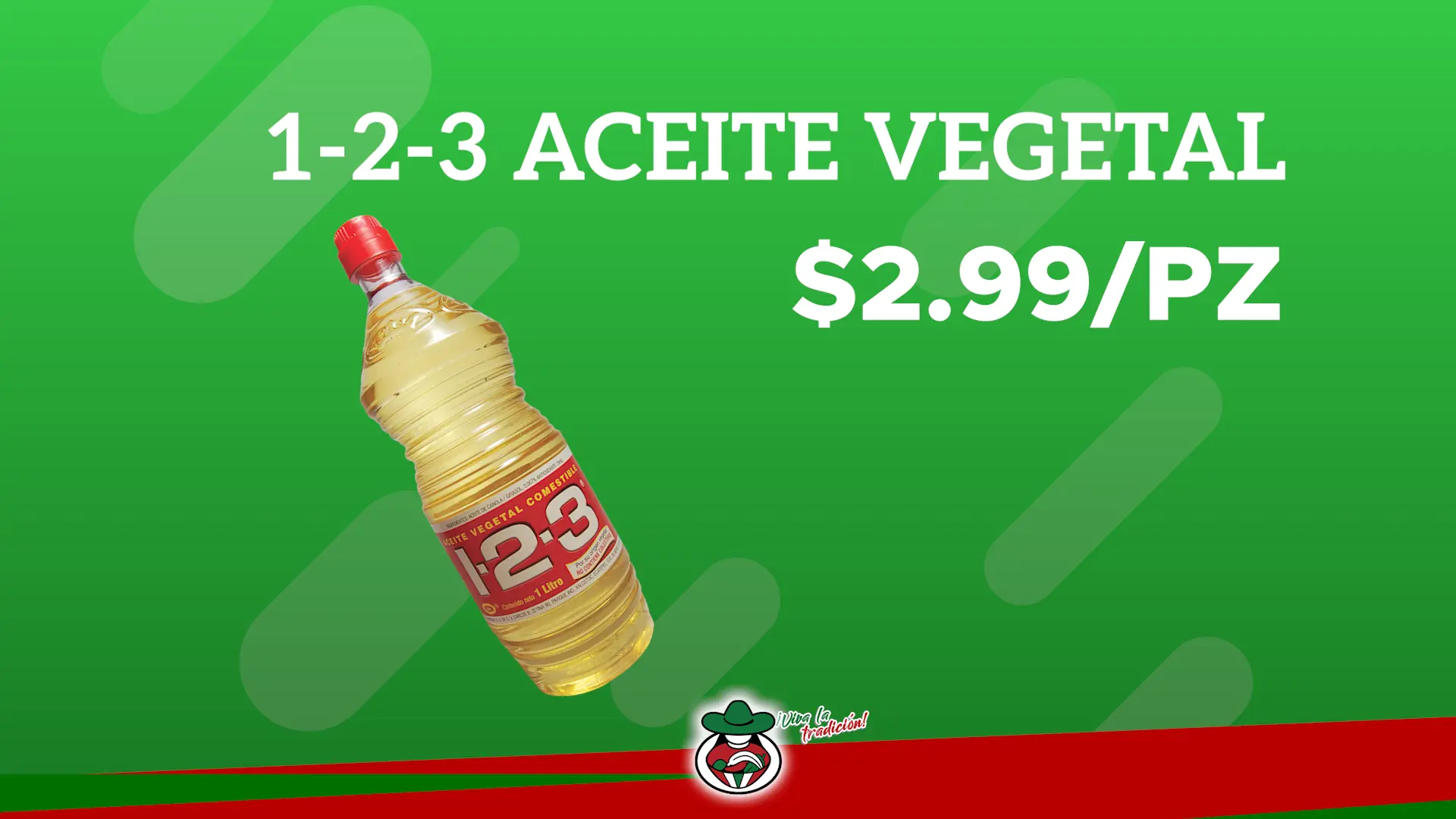 1-2-3 Vegetable Oil